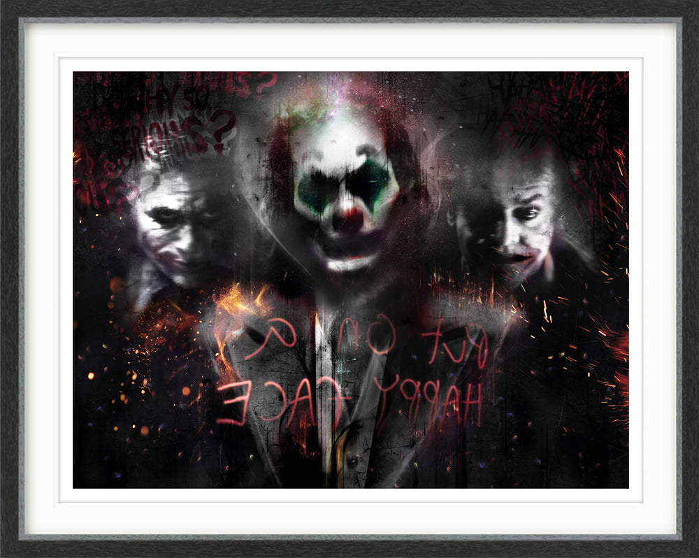 The Devil On My Shoulder (The Joker) Black & White