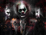 The Devil On My Shoulder (The Joker) Black & White