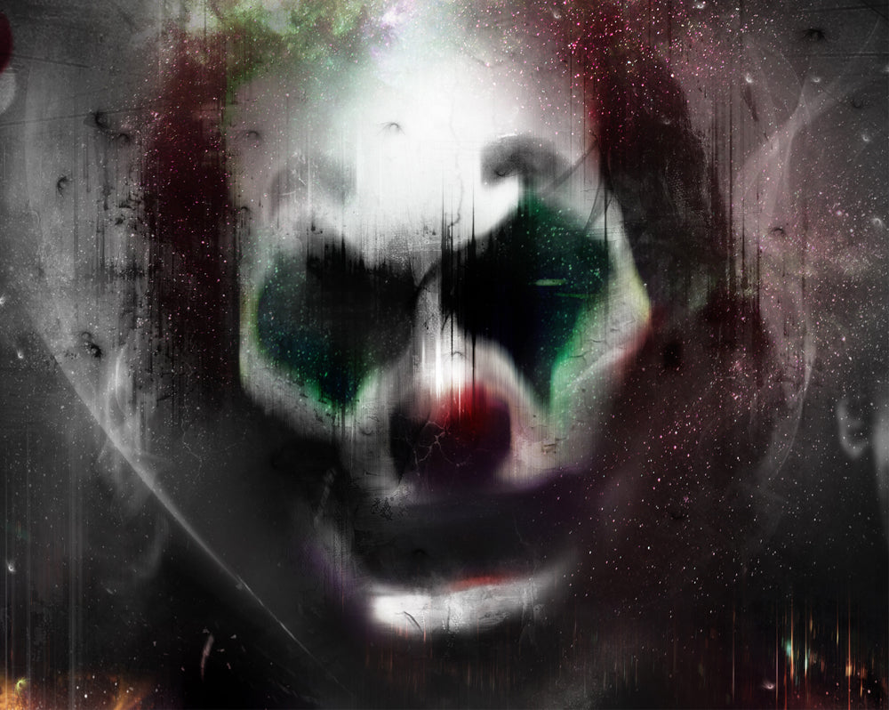 The Devil On My Shoulder (The Joker) Black & White