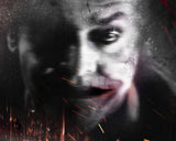 The Devil On My Shoulder (The Joker) Black & White