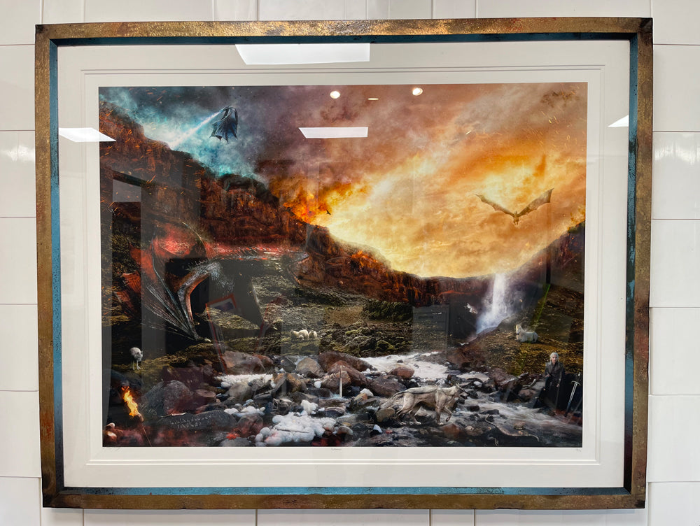 Custom Framed Dracarys (Game Of Thrones) - Large Limited Edition #2/10