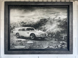 In Pursuit Of Gold (James Bond) - Canvas Limited Edition - Black & White #1AP