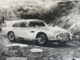 In Pursuit Of Gold (James Bond) - Canvas Limited Edition - Black & White #1AP