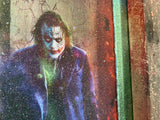Custom Framed Smile (The Joker) - Canvas Limited Edition - #3/10